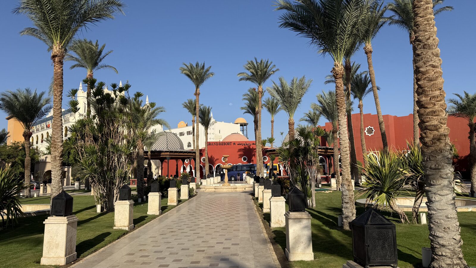 Landscaped promenade Landscaped promenade