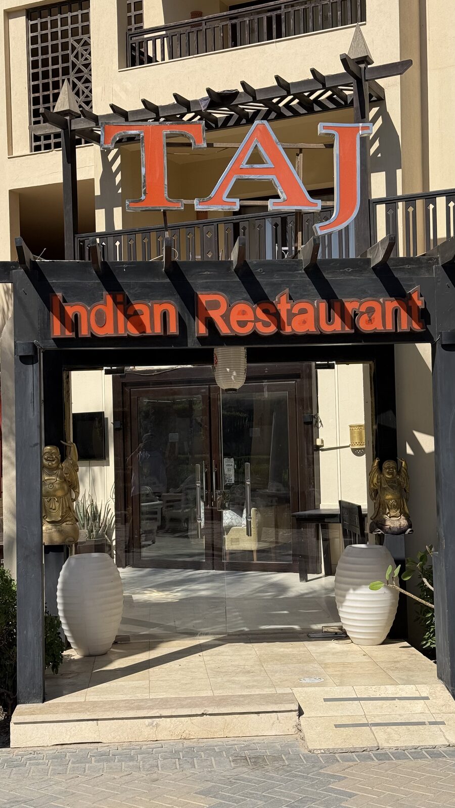 Restaurant frontage Restaurant frontage
